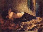 Eugene Delacroix, Odalisque Lying on a Couch